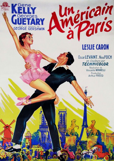 Leslie Caron 3 scan American in Paris poster