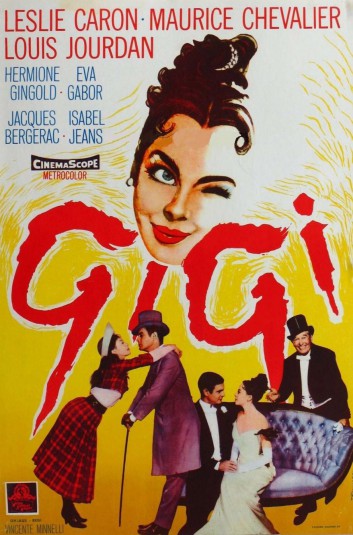 Leslie Caron 4 scan Gigi poster