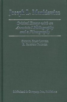 Lower, Cheryl Bray - Joseph L Mankiewicz critical essays