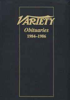 Variety Obituaries Vol 10 1984-1986