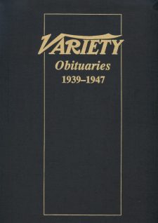 Variety Obituaries Vol 3 1939-1947