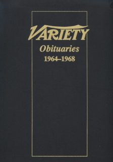 Variety Obituaries Vol 6 1964-1968